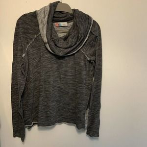FP Beach Free People Top OS One Size Cowl Neck Cocoon Pullover Shirt Long sleeve